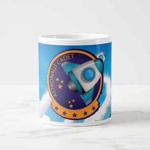 Astronaut Cadet Badge Large Coffee Mug