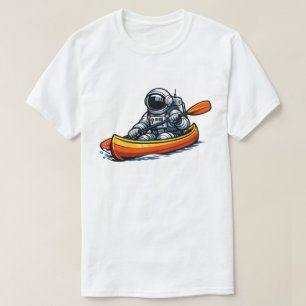 Astronaut Canoeing T-Shirt