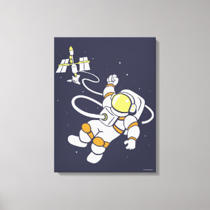 Astronaut Canvas Print