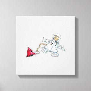 astronaut canvas print
