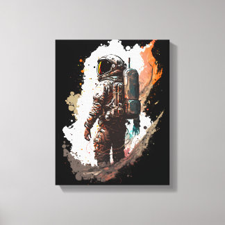 astronaut canvas print