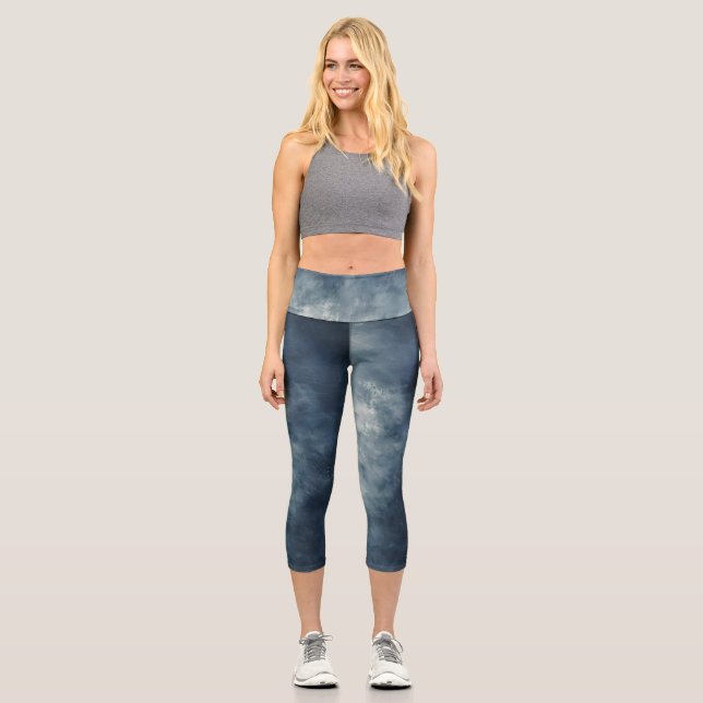 Astronaut Capri Leggings (Front)