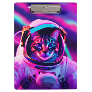 astronaut cat clipboard