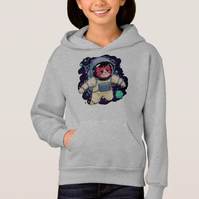 Astronaut Cat colourful (Front)