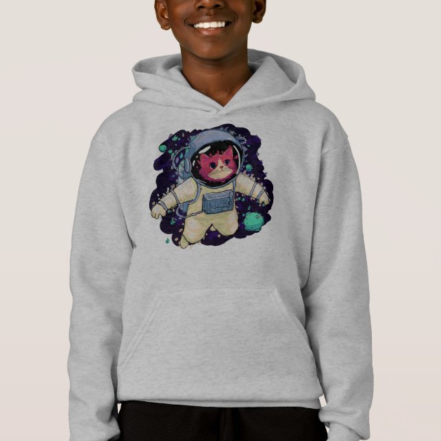 Astronaut Cat colourful (Front)
