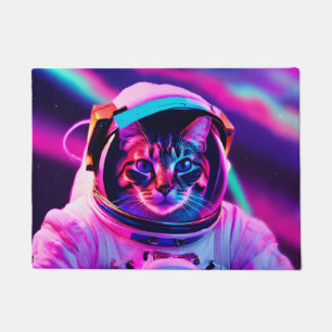 astronaut cat doormat
