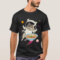 Astronaut Cat In Space With Ramen Noodles Galaxy C