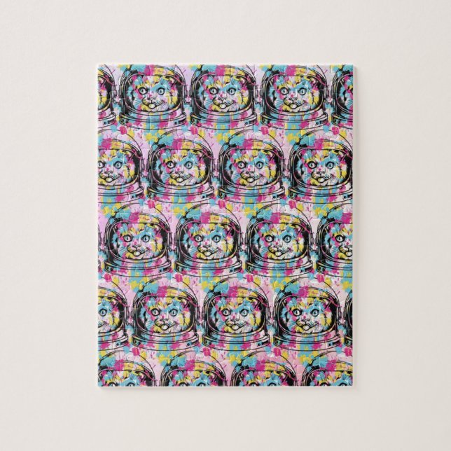 Astronaut Cat Jigsaw Puzzle (Vertical)