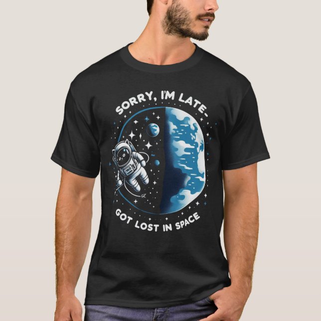 Astronaut Cat: Lost In Space T-Shirt (Front)
