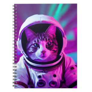 astronaut cat notebook