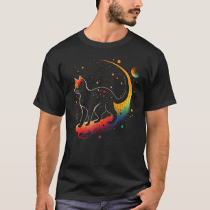 Astronaut Cat or Funny Galaxy Cat on Space Cat Lov T-Shirt