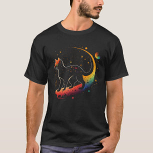 Astronaut Cat or Galaxy Cat on Space Cat T-Shirt