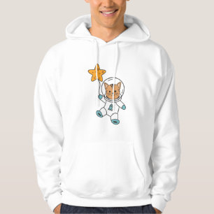 Astronaut Cat Planet Moon Star Space Hoodie