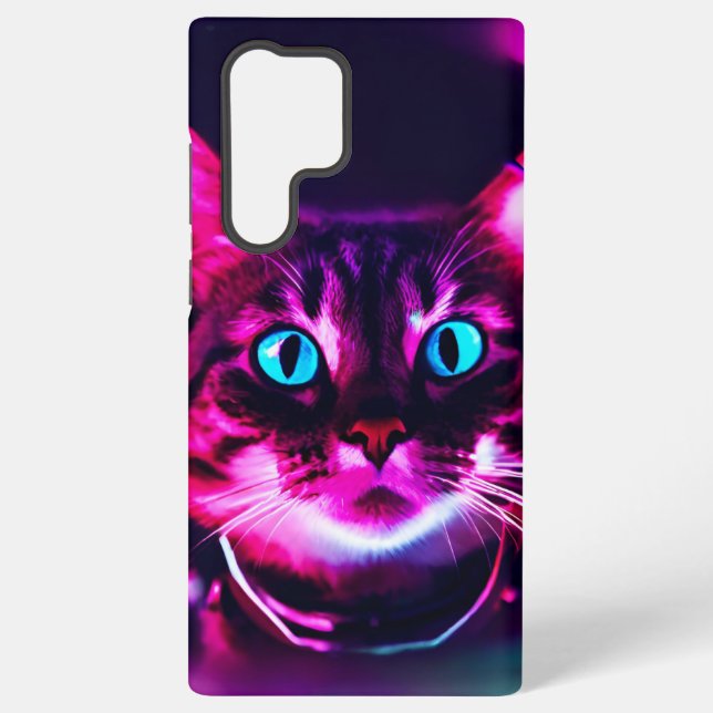 astronaut cat samsung galaxy s22 ultra case (Back)