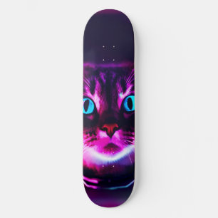 astronaut cat skateboard