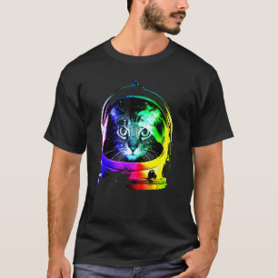 Astronaut Cat Space Cat For Men Women Kids T-Shirt