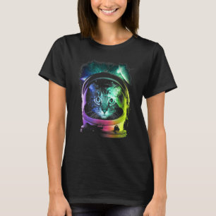 Astronaut Cat Space Cat For Men Women Kids T-Shirt