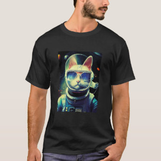 Astronaut cat space cat for men women kids T-Shirt