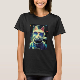 Astronaut cat space cat for men women kids T-Shirt