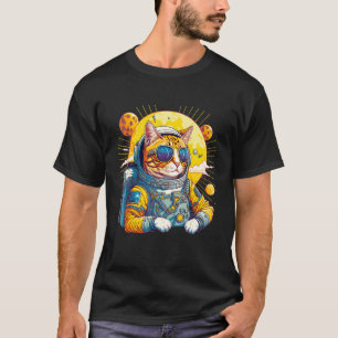 Astronaut Cat Space Cat Spaceman T-Shirt