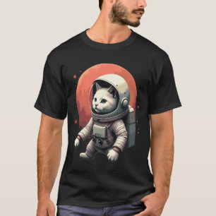 Astronaut Cat Space Lover Astro T-Shirt