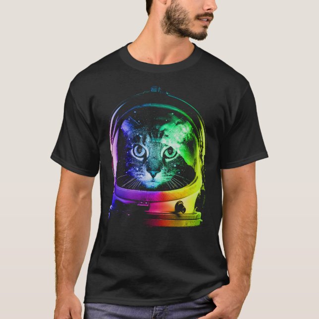 Astronaut cat T-Shirt (Front)