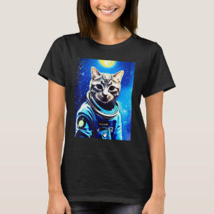 Astronaut cat Tee space cat Tee for men, women, ki