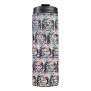 Astronaut Cat Thermal Tumbler