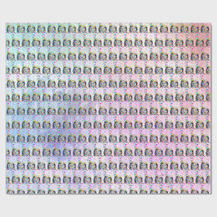 Astronaut Cat Wrapping Paper