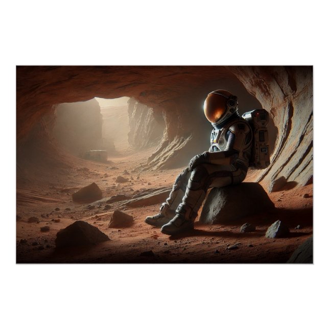 Astronaut Cave Poster (Front)