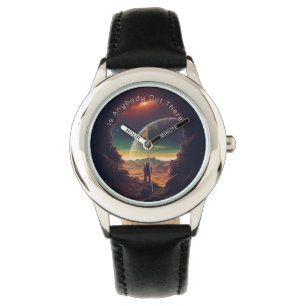 Astronaut Cave Space Planets Sun Watch