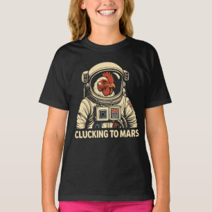 Astronaut Chicken Space Voyage T-Shirt