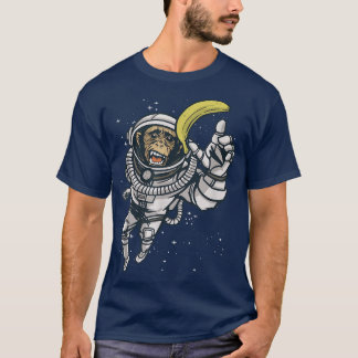 Astronaut Chimp Banana T-Shirt