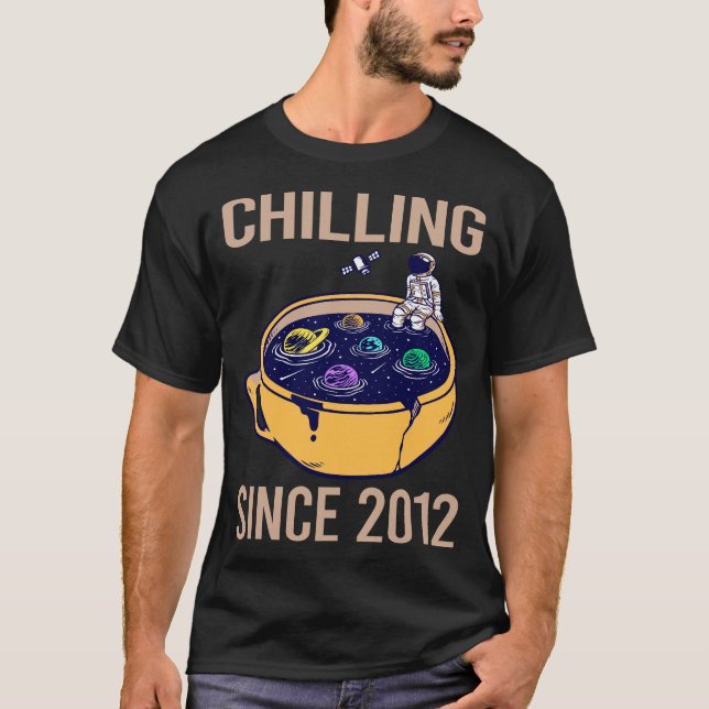Astronaut Coffee - Awesome Since 2012 T-Shirt (Front)