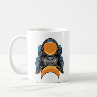 Astronaut Controls Space Coffee Mug