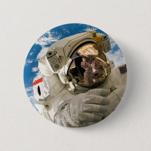 Astronaut Cool Outer Space Pictures Cool Space 6 Cm Round Badge