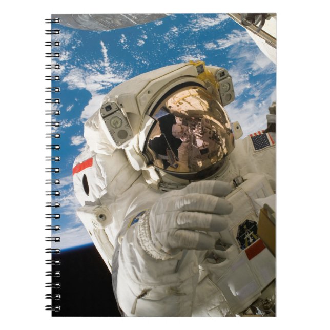 Astronaut Cool Outer Space Pictures Cool  Space Notebook (Front)