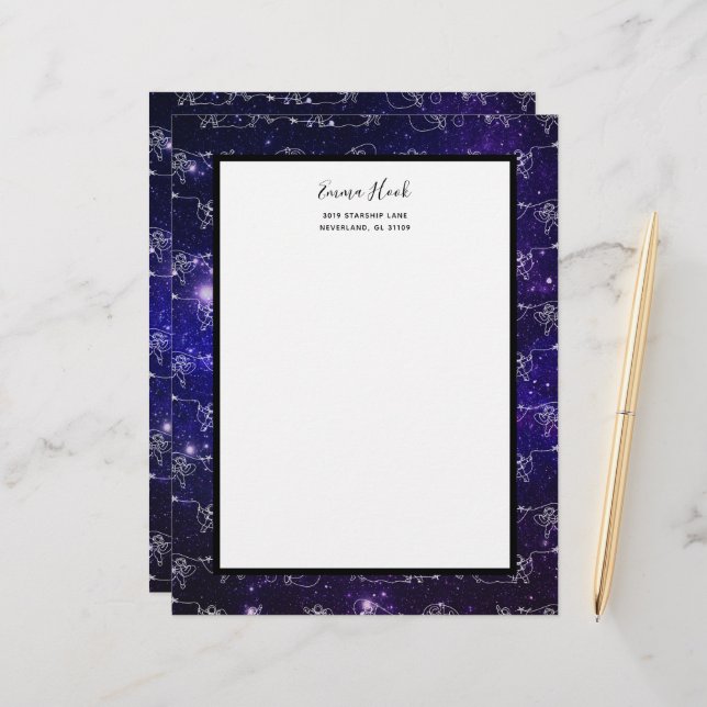Astronaut Custom Letterhead (Front/Back In Situ)