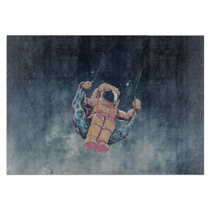 Astronaut Cutting Board