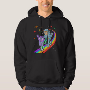 Astronaut cycling hoodie