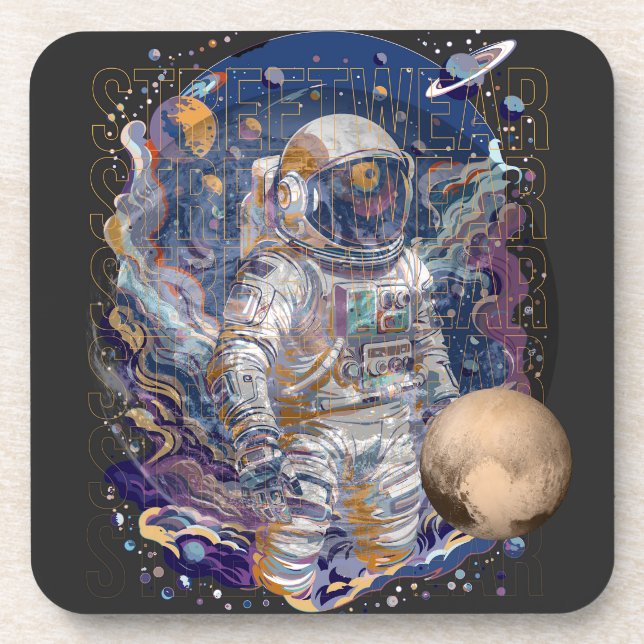 Astronaut design coaster (Front)