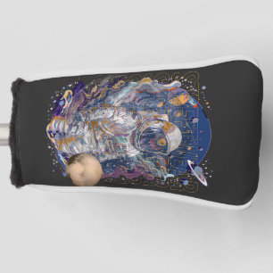 Astronaut design  golf head cover