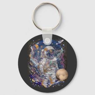Astronaut design key ring