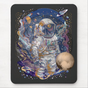 Astronaut design mouse mat