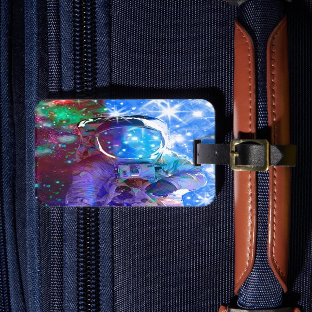 Astronaut Dimensions Luggage Tag (Front Insitu 4)
