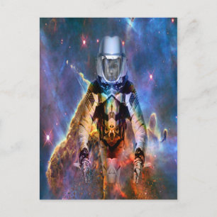Astronaut Disintegration Postcard
