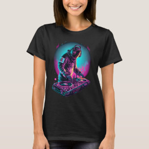 Astronaut DJ DJing in Space EDM cool Graphic T-Shirt