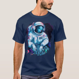 Astronaut DJ Record Techno Music Cool Astronauts S T-Shirt