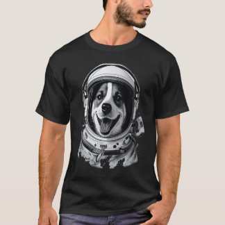 Astronaut Dog space Cute Dog for men women kids T-Shirt