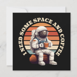 Astronaut Drinking Coffee